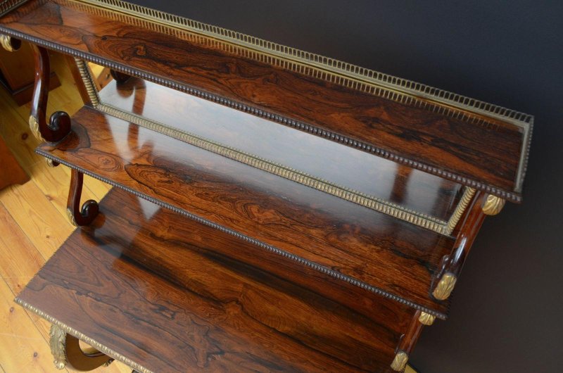 Regency Rosewood Console Table - Image 9
