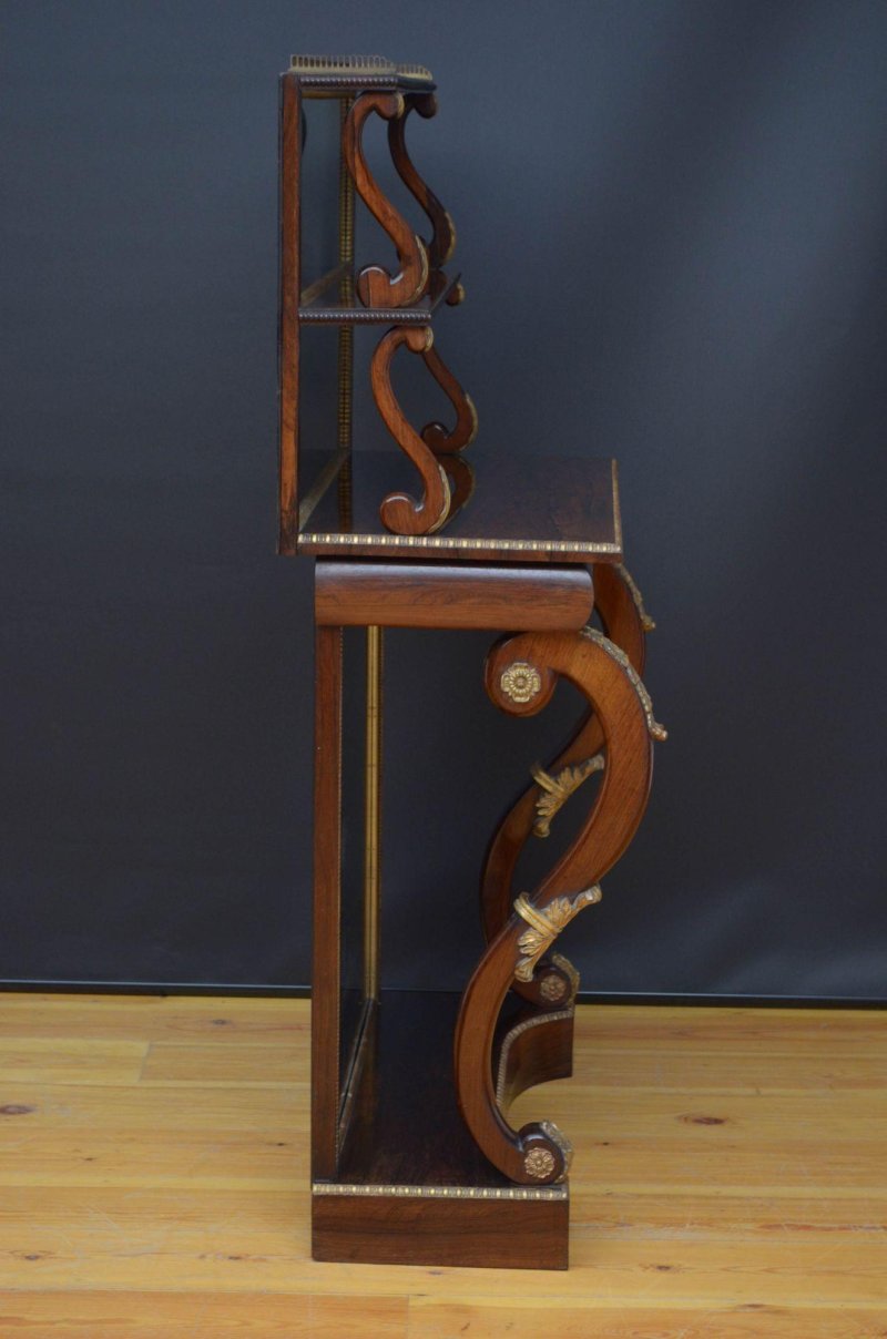 Regency Rosewood Console Table - Image 10