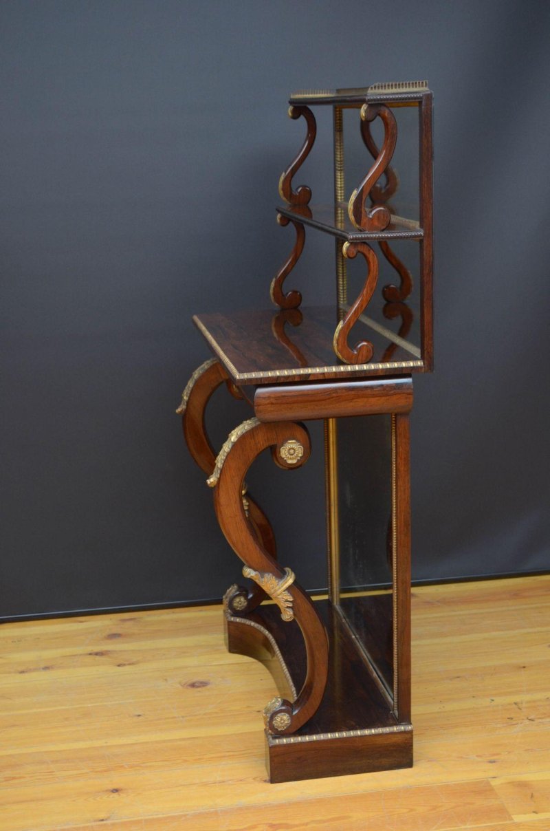 Regency Rosewood Console Table - Image 11