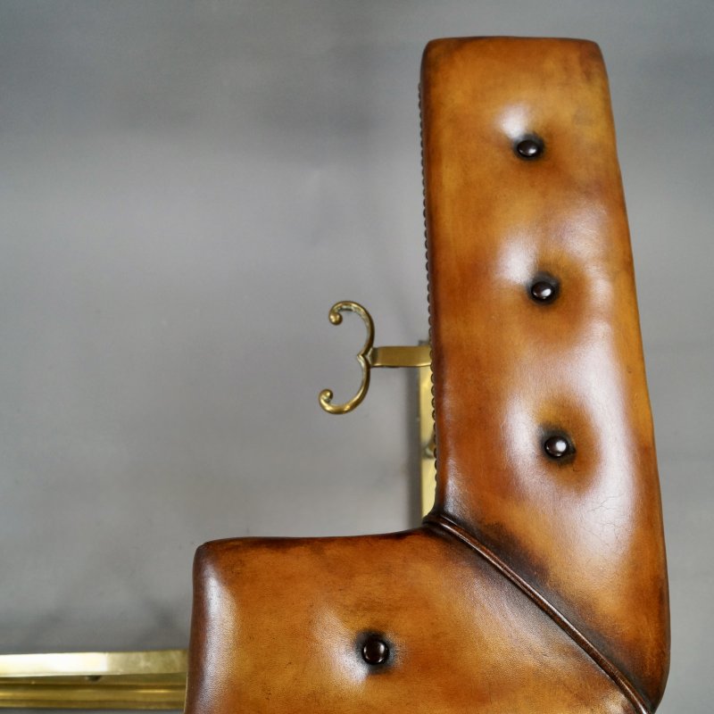 19Th Century Brass Club Fender - Image 3