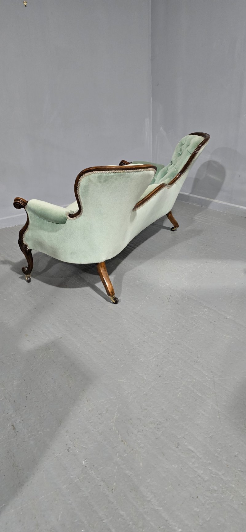 Victorian Mahogany Sofa - Image 4