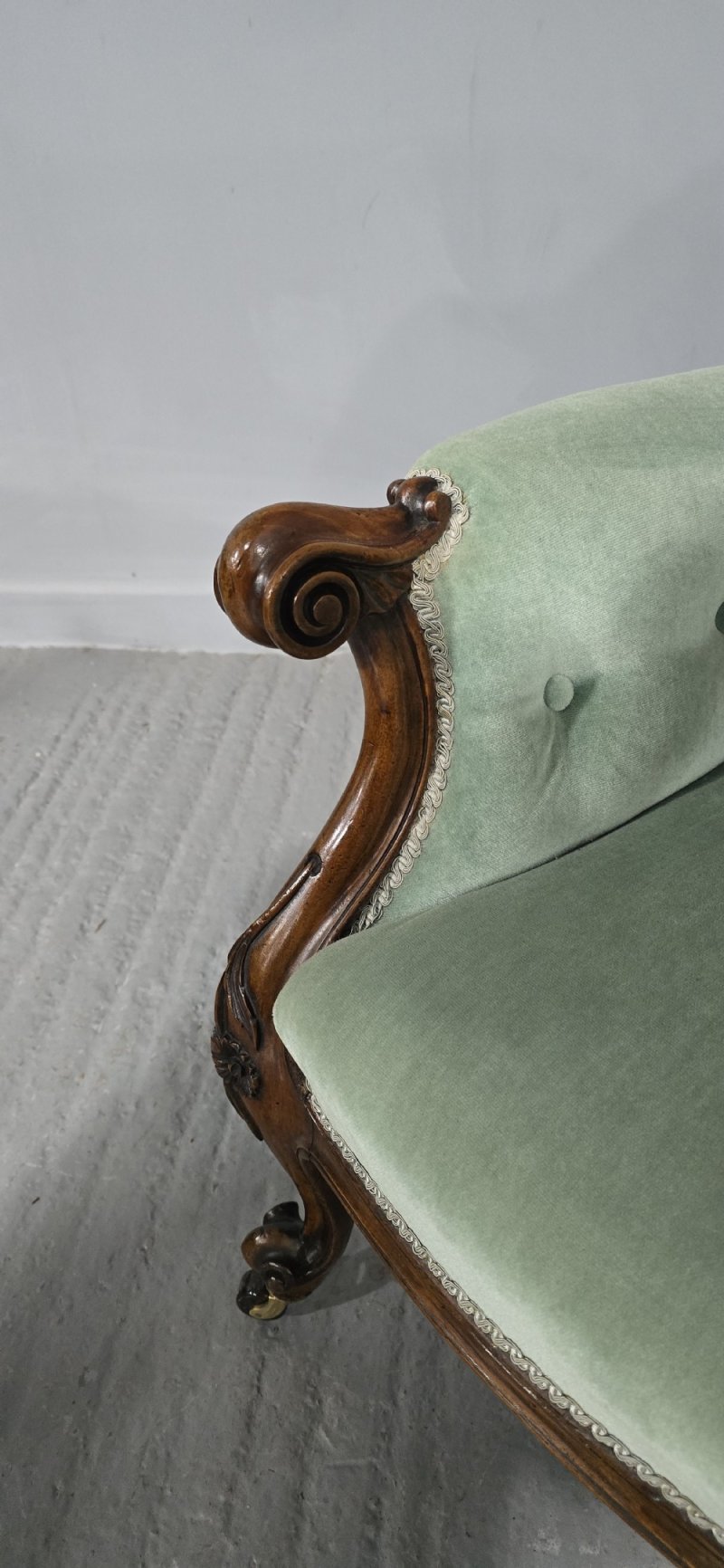 Victorian Mahogany Sofa - Image 2