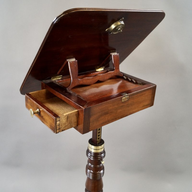 Regency Mahogany Reading Table - Image 4