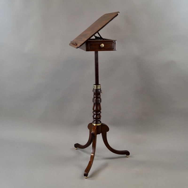 Regency Mahogany Reading Table - Image 6