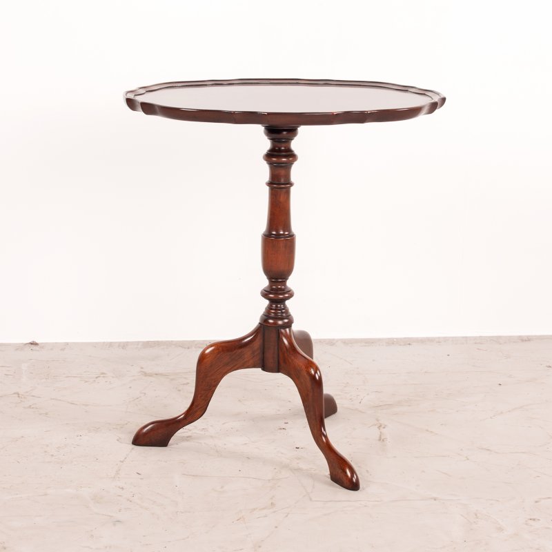 Mahogany Oval Topped Wine Table