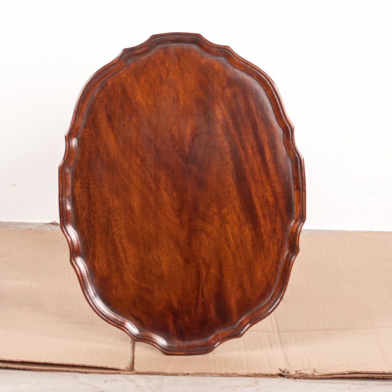 Mahogany Oval Topped Wine Table - Image 4