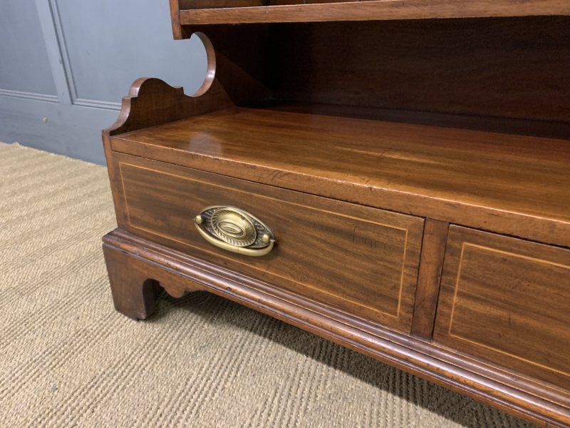 Edwardian Mahogany Open Bookcase by Lamb of Manchester - Image 4