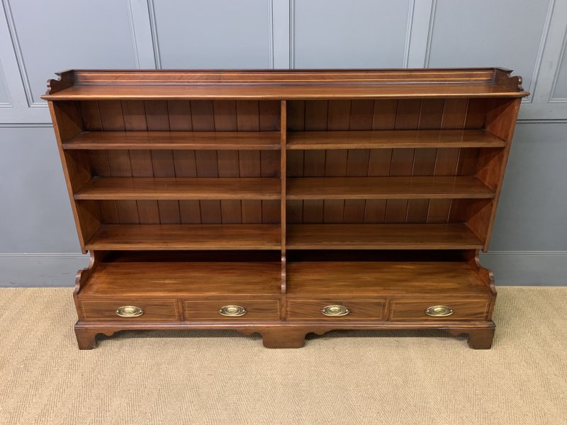 Edwardian Mahogany Open Bookcase by Lamb of Manchester - Image 8