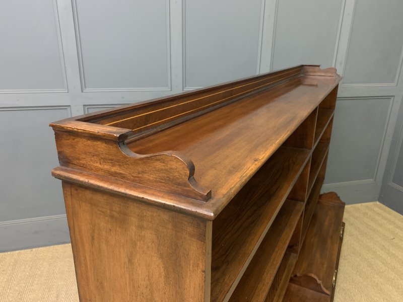 Edwardian Mahogany Open Bookcase by Lamb of Manchester - Image 3