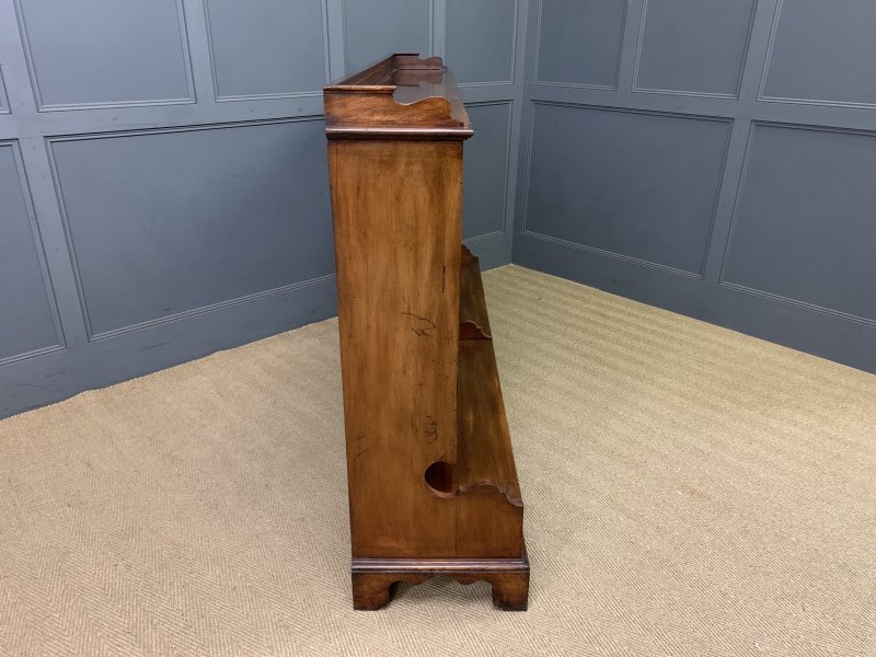 Edwardian Mahogany Open Bookcase by Lamb of Manchester - Image 13