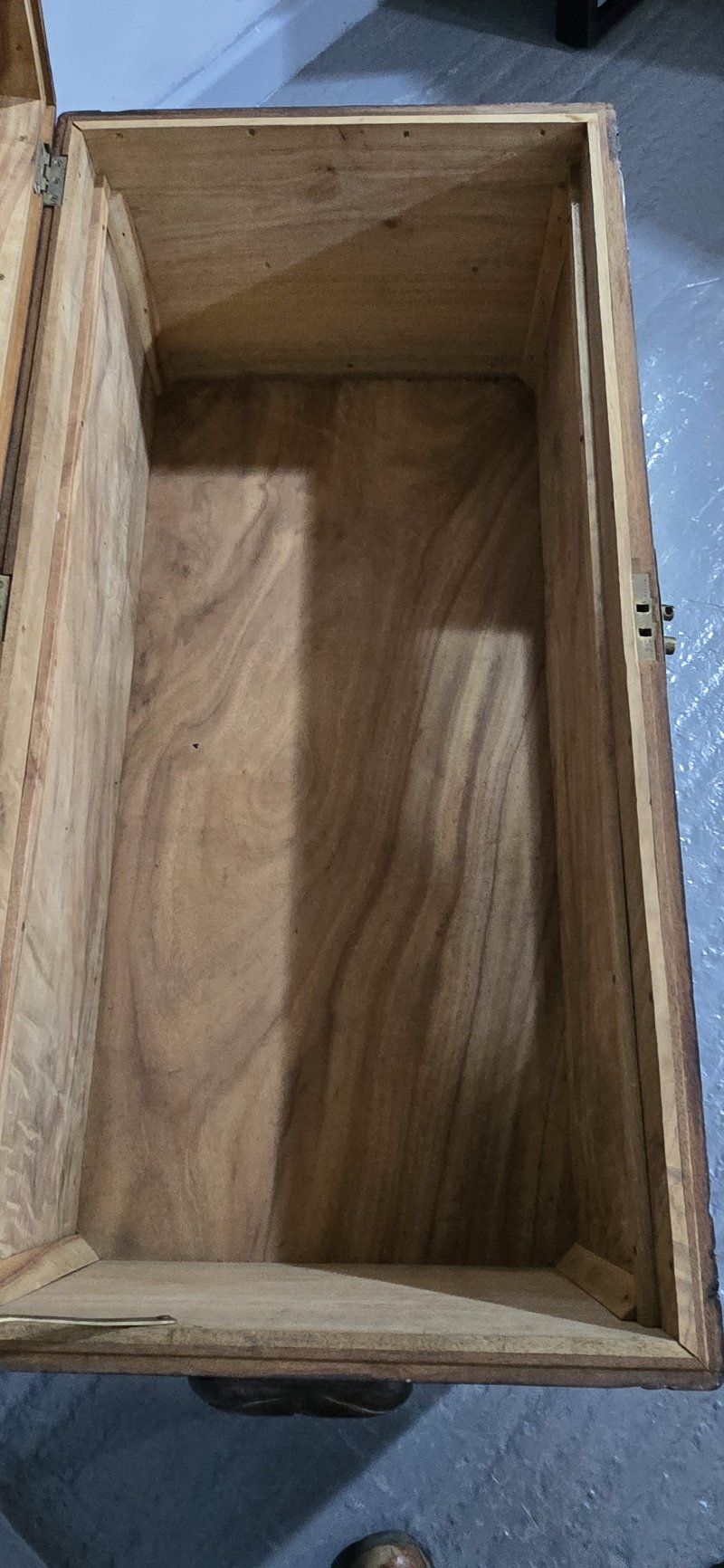 Carved Chinese Camphor Wood Chest - Image 7