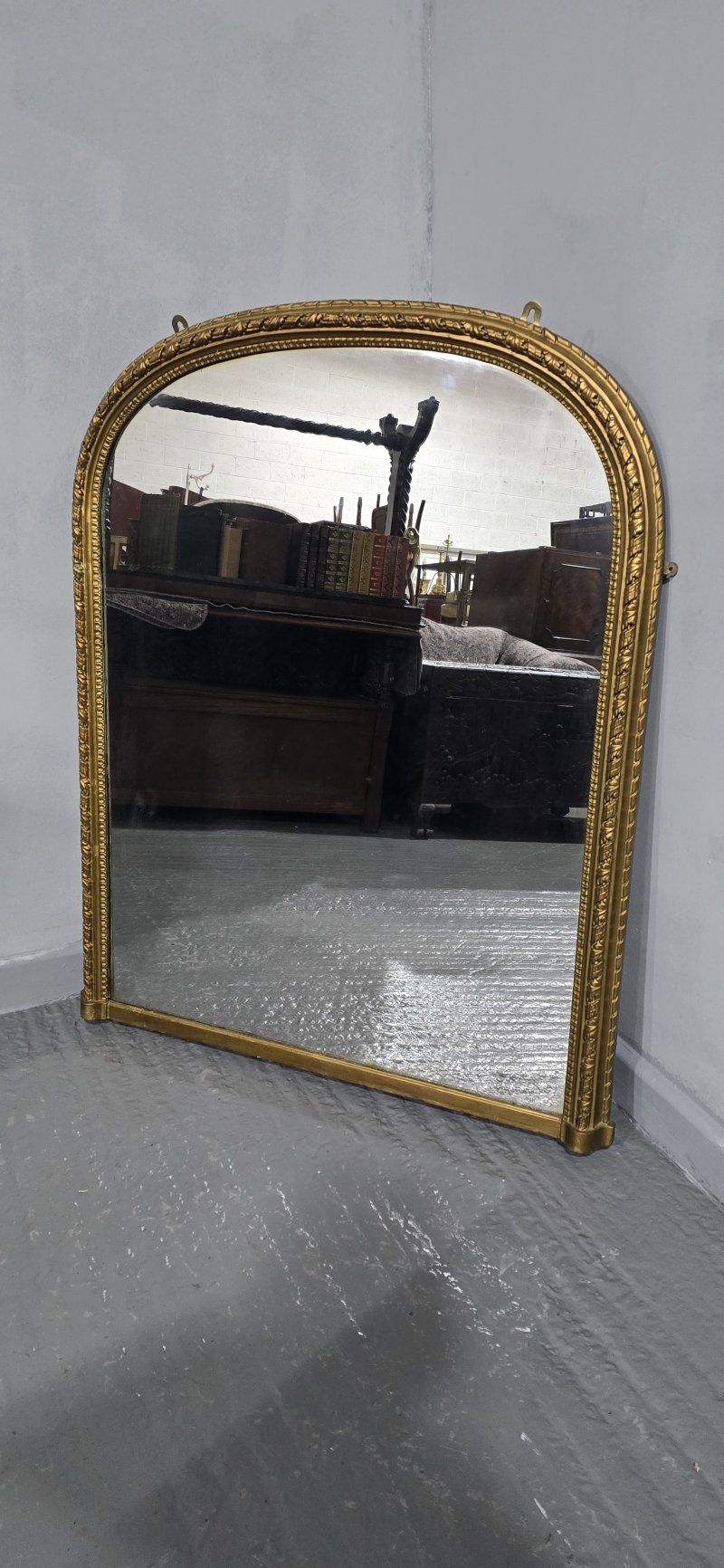 Victorian Gilt Overmantle of Small Proportions - Image 8