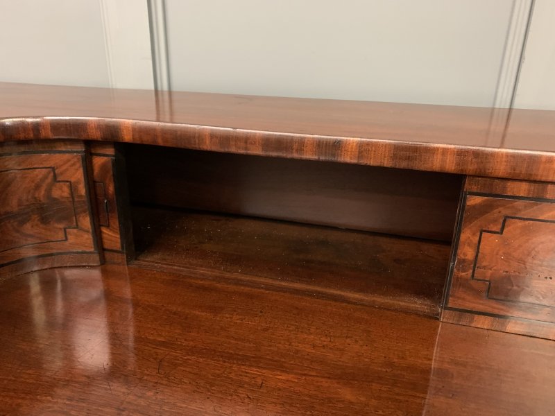 Large Regency Period Inlaid Flame Mahogany Sideboard - Image 5