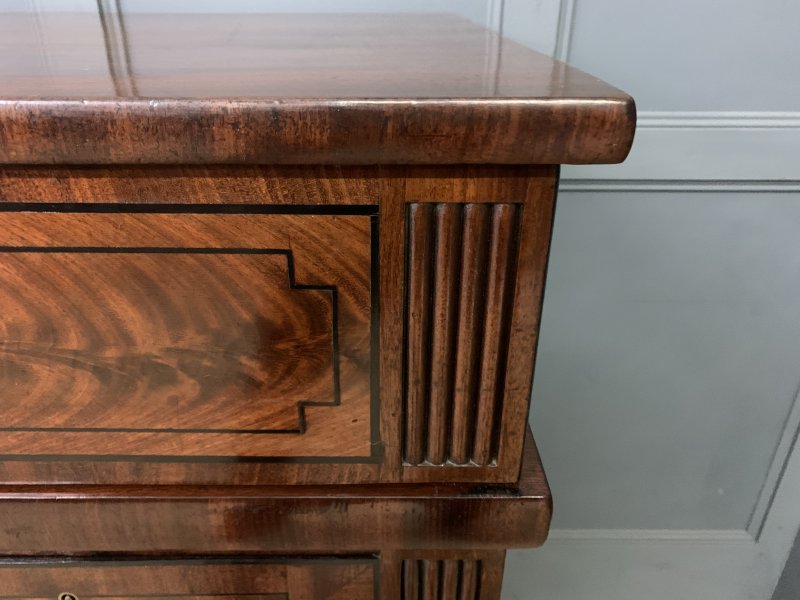 Large Regency Period Inlaid Flame Mahogany Sideboard - Image 15