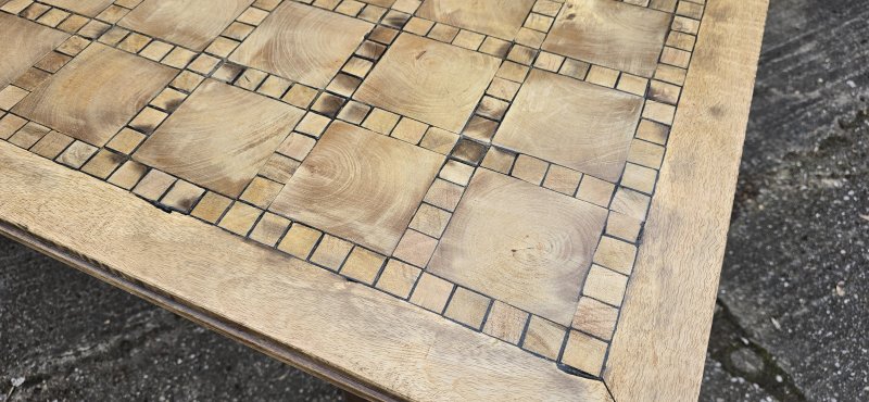 Large French Walnut Refrectory Farmhouse Kitchen Dining Table - Image 6
