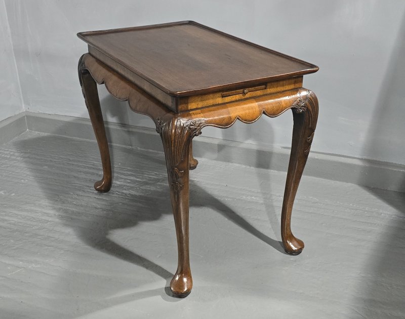 Super Tray Topped Walnut Coffee Table - Image 4