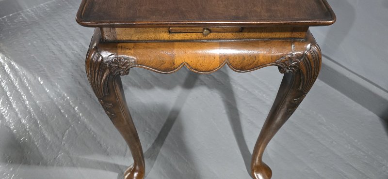 Super Tray Topped Walnut Coffee Table - Image 9