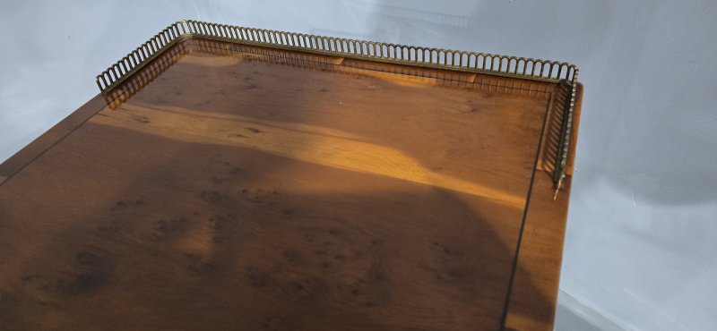 Regency Yew Wood Lamp Table - Image 6