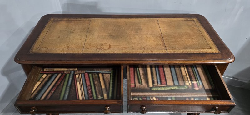 William 4th Freestanding Mahogany Desk - Image 6