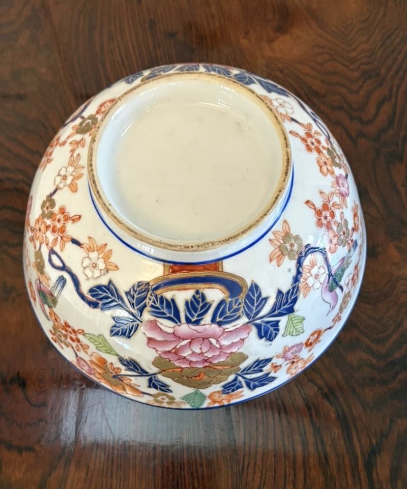 Antique Japanese Imari Porcelain Bowl Decorative Meiji Period Centrepiece - Image 3