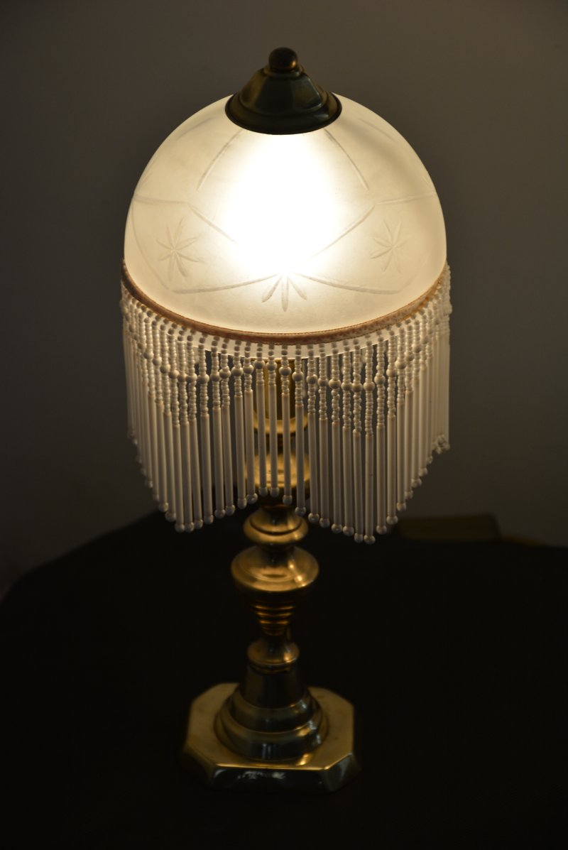 Pair of Victorian Table Lamps in Brass - Image 13