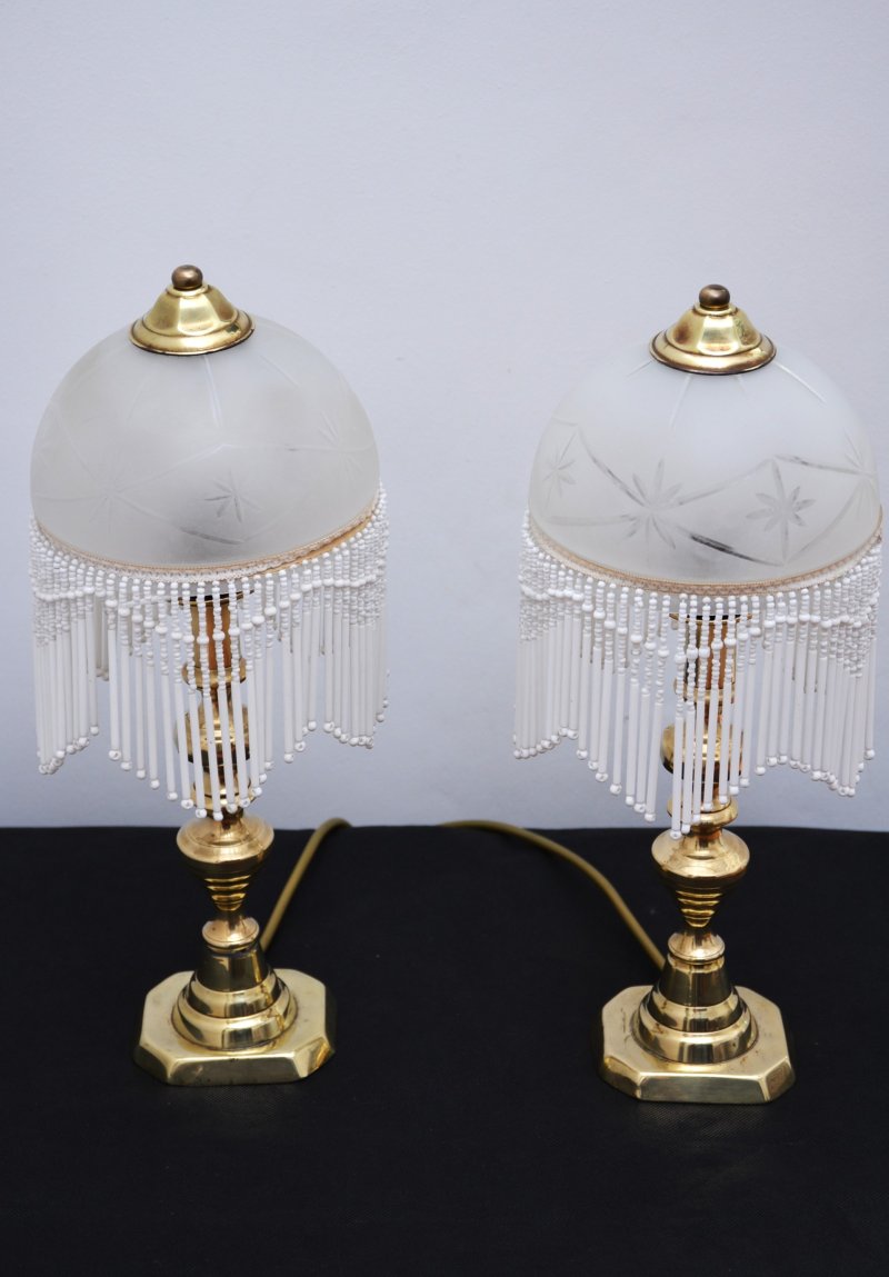 Pair of Victorian Table Lamps in Brass - Image 10