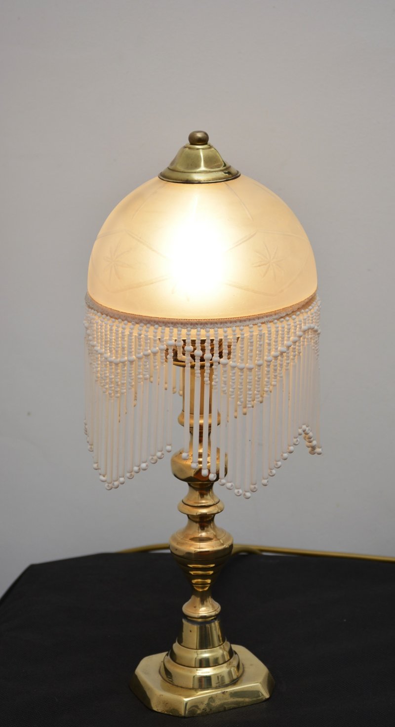 Pair of Victorian Table Lamps in Brass - Image 3