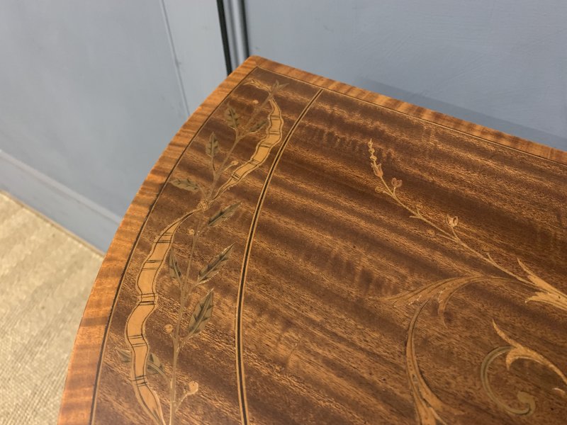 Fine Quality Inlaid Mahogany Card Table - Image 8
