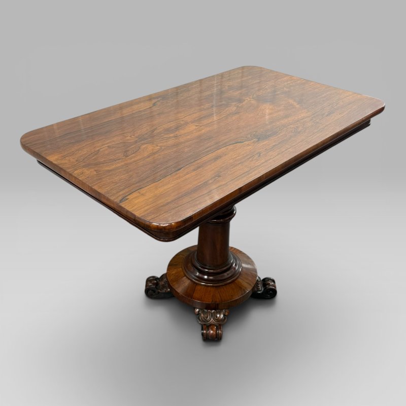 Antique William IV Rosewood Occasional Centre Table - Image 2