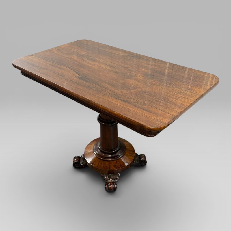 Antique William IV Rosewood Occasional Centre Table - Image 3