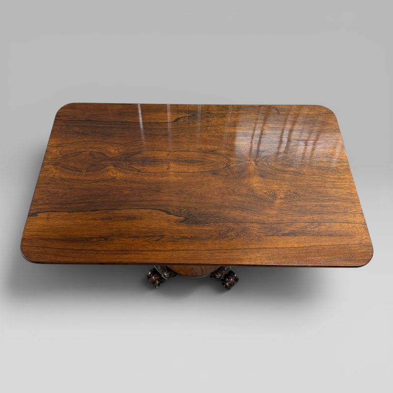 Antique William IV Rosewood Occasional Centre Table - Image 4