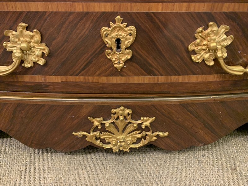 French Kingwood Marble Topped Commode - Image 6