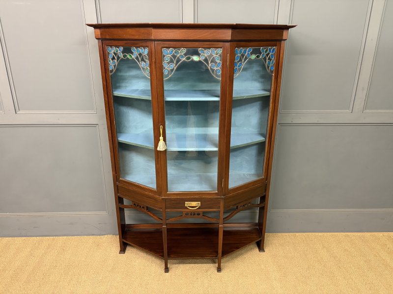 Arts and Crafts Mahogany Display Cabinet - Image 16