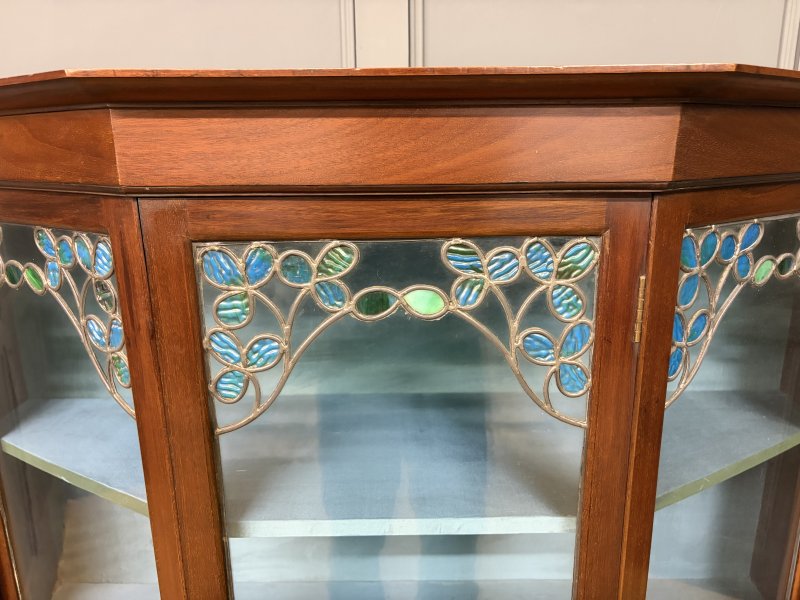 Arts and Crafts Mahogany Display Cabinet - Image 13