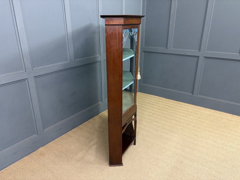 Arts and Crafts Mahogany Display Cabinet - Image 8