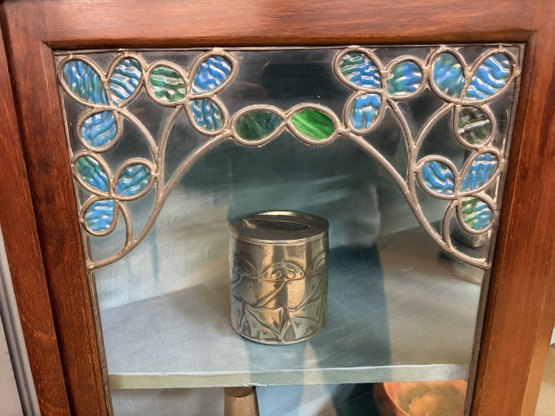 Arts and Crafts Mahogany Display Cabinet - Image 7