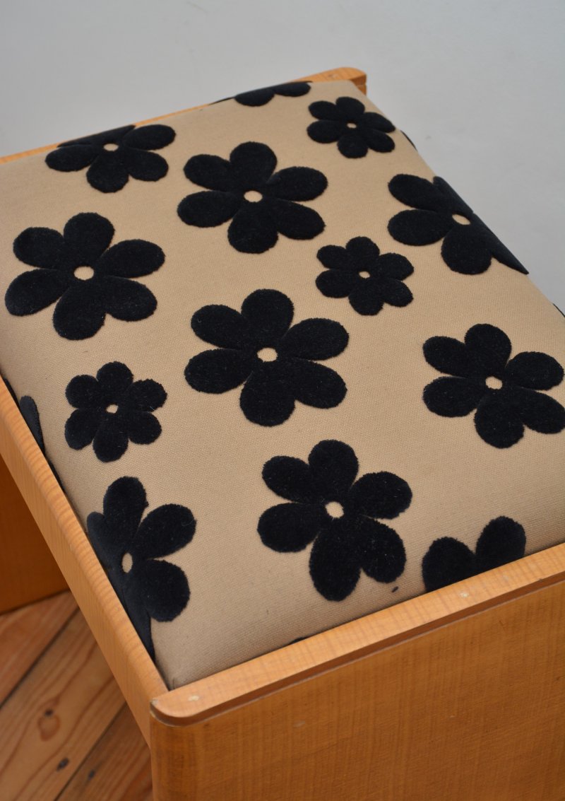Art Deco Sycamore Dressing Table Stool - Image 6