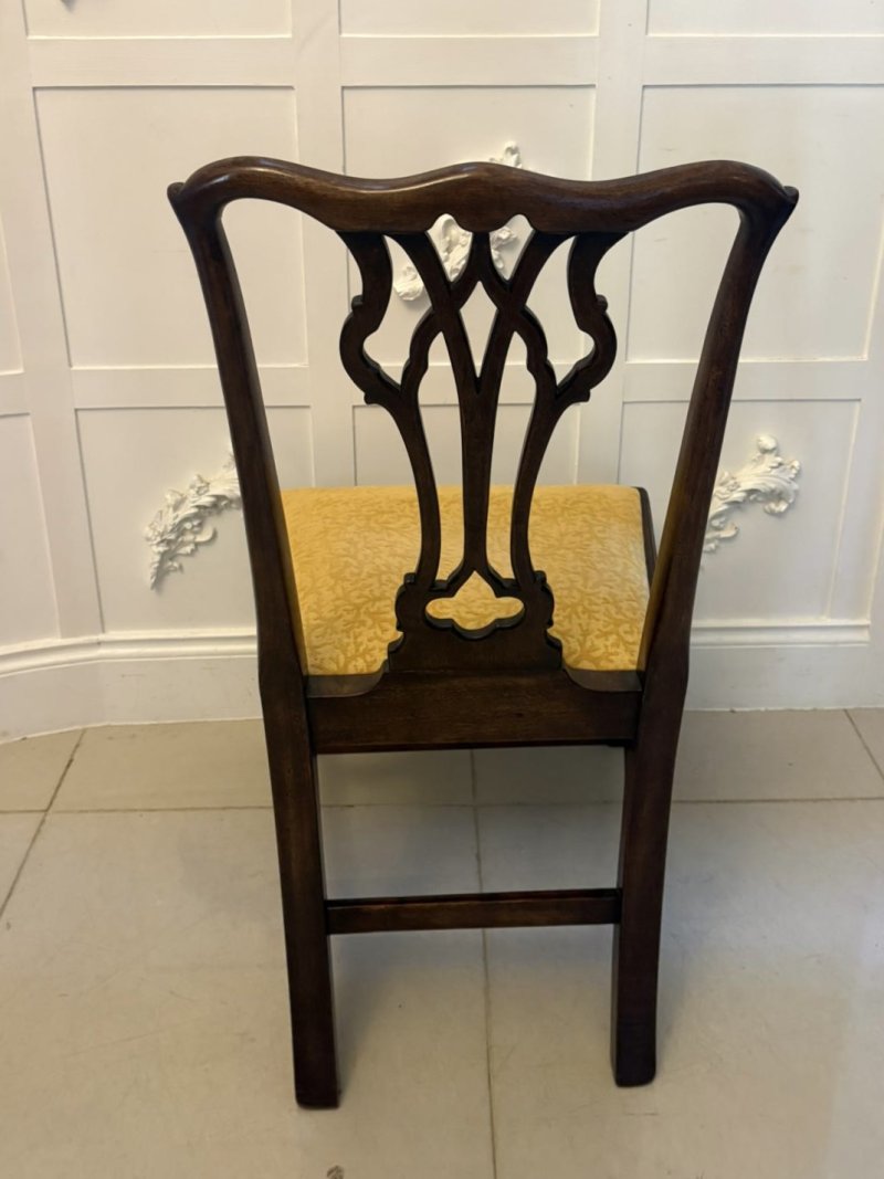 Antique Victorian Mahogany Dining Chairs Set of Eight 6 Singles 2 Carvers English - Image 8