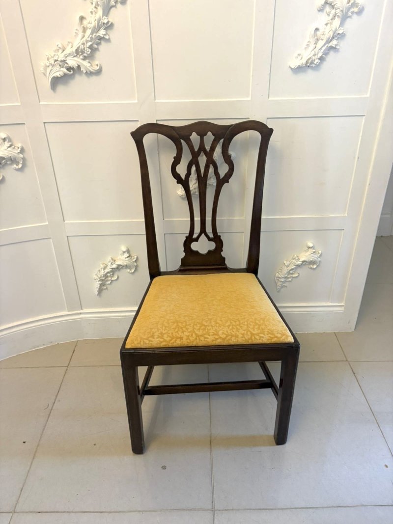 Antique Victorian Mahogany Dining Chairs Set of Eight 6 Singles 2 Carvers English - Image 12