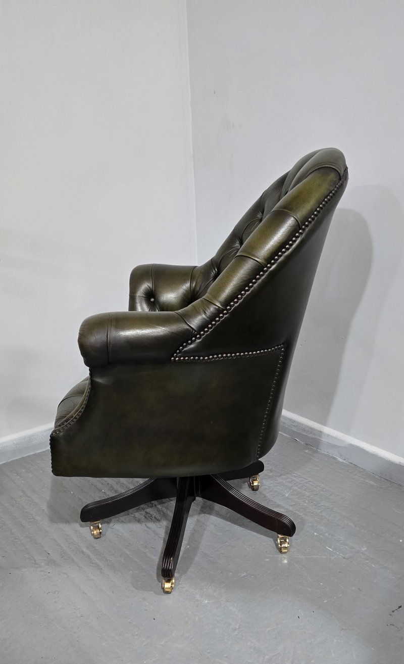 Super Leather Office Desk Chair - Image 5