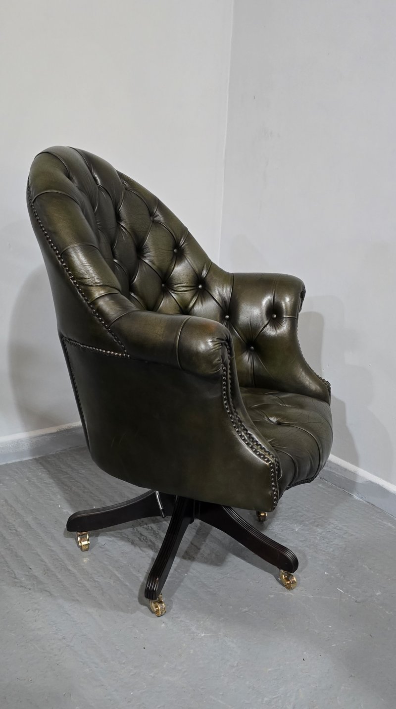 Super Leather Office Desk Chair - Image 3