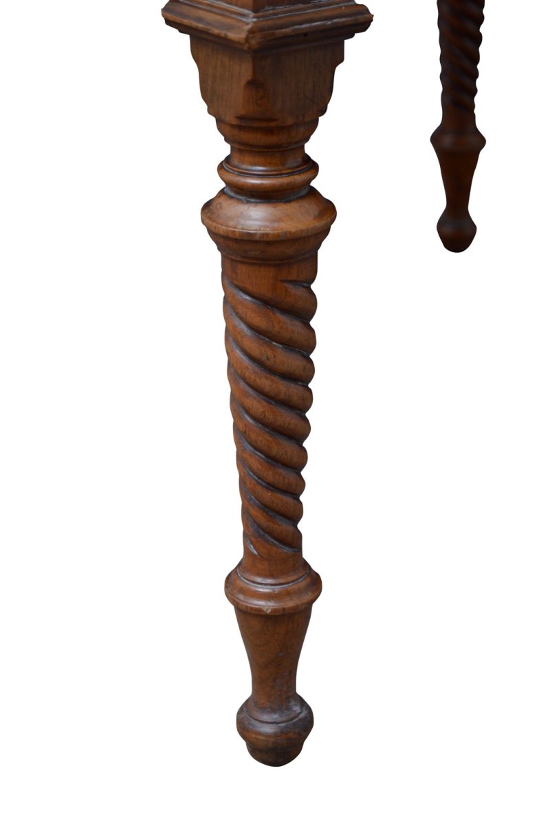 Superb Quality And Very Attractive Victorian Stool Walnut Dressing Table Stool - Image 9