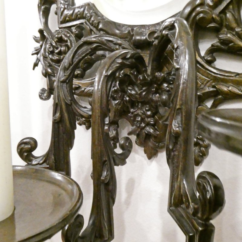 Pair of French 19th Century Bronze Girandoles - Image 14