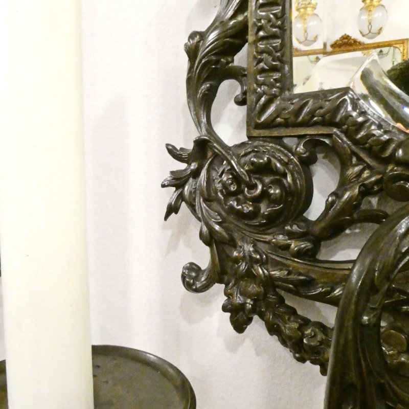 Pair of French 19th Century Bronze Girandoles - Image 15