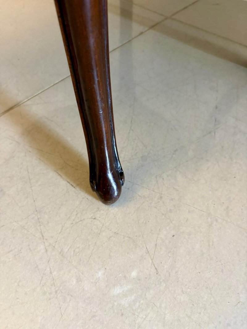 Antique Pair of Victorian Carved Mahogany Spider Web Back Desk Chairs - Image 15