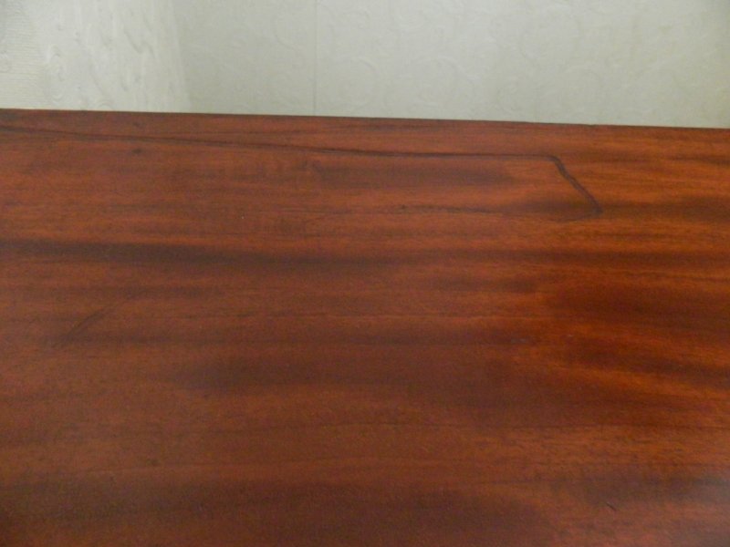 Regency Mahogany Bow Front Chest of Drawers - Image 16