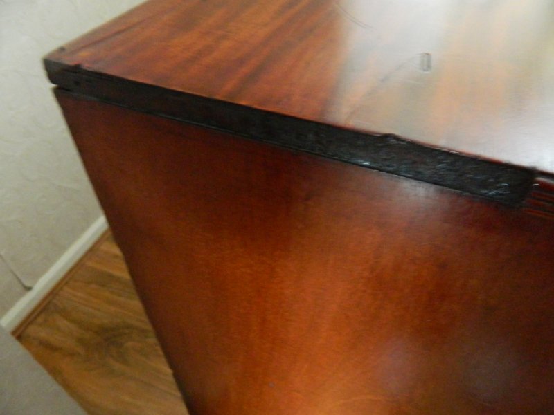 Regency Mahogany Bow Front Chest of Drawers - Image 19