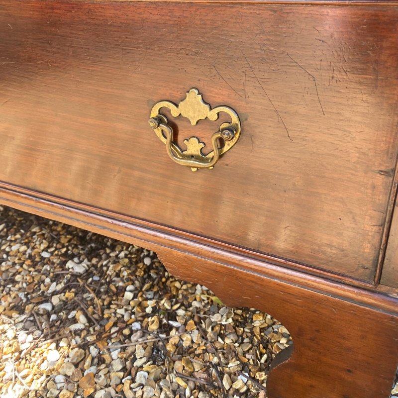 Petite Georgian Mahogany Bureau - Image 7