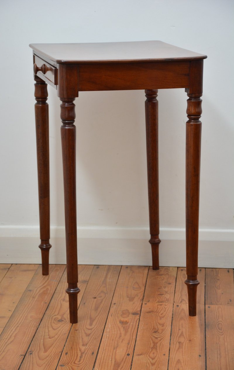 English Antique William IV Mahogany Side Table Lamp Table - Image 3