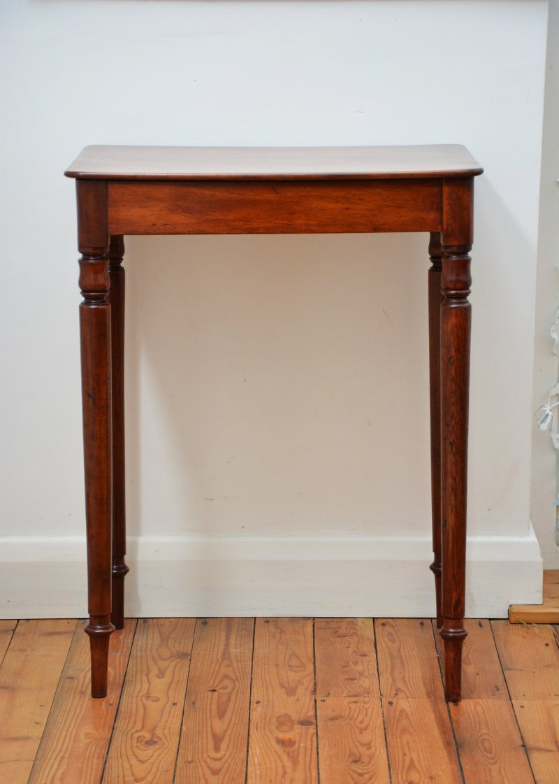 English Antique William IV Mahogany Side Table Lamp Table - Image 4